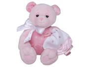 First Main 7 inch Plush Twinkles Bear Pink
