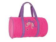 Stephen Joseph Ballet Pink Quilted Duffle