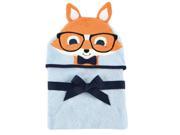 Hudson Baby Boys Animal Face Hooded Towel Fox