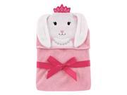Hudson Baby Girls Animal Face Hooded Towel Bunny