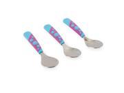 Babies R Us 3 Pack Toddler Spoons Blue Pink