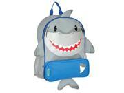 Stephen Joseph Shark Sidekicks Backpack with Mesh Water Bottle Pocket