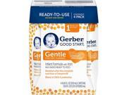 Gerber Good Start Stage 1 Gentle Non GMO Ready to Feed Infant Formu 4 Pack