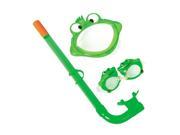 Bestway Character Swim Set Frog Green