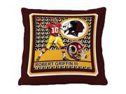 Washington Redskins Robert Griffin III 18 Inch Toss Pillow