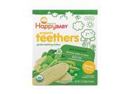 Happy Baby Gentle Teethers Spinach Pea Organic Baby Food 0.14 Ou 12 Pack