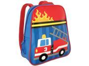 Stephen Joseph Firetruck Blue and Red 12 inch Go Go Backpack