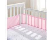BreathableBaby Classic Breathable Light Pink Mesh Crib Liner
