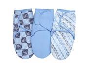 NoJo Just Swaddled Tribal 3 Pack Secure Me Swaddle Blankets.