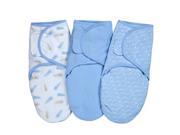 NoJo Just Swaddled Fearless 3 Pack Blanket