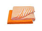 Green Sprouts Muslin Orange 2 Pack Organic Cotton Swaddle Blanket
