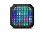 Aud Mini Party by iLuv Rugged Dynamic Color LED Portable Bluetooth Speaker