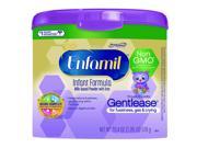 Enfamil Gentlease Non GMO Gentle Infant Formula Powder Reusable 20.4 Ounce