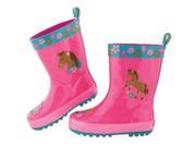 Stephen Joseph Children s Horse Rain Boots Child Size 12
