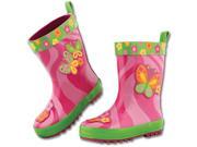 Stephen Joseph Children s Butterfly Rain Boots Child Size 12