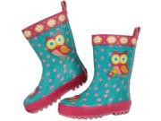 Stephen Joseph Children s Owl Rain Boots Child Size 12