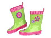 Stephen Joseph Children s Flower Rain Boots Child Size 6