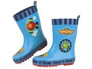 Stephen Joseph Children s Airplane Rain Boots Child Size 9