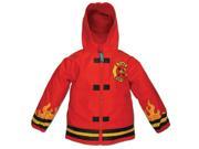 Stephen Joseph Children s Firetruck Raincoat Toddler Size 4T