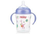 Nuby Natural Touch Girls 9 Ounce 3 Stage Nurser System Purple Kangaroos