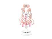 Tadpoles Chandelier Mini Table Lamp Pink