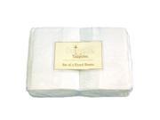 Tadpoles Set of 2 Organic Cotton Fitted Crib Sheets White