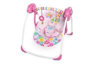 Bright Starts Pretty in Pink Butterfly Cutouts Portable Swing Pink