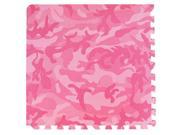 Tadpoles 4 Piece Camouflage Print Pink Playmat Set