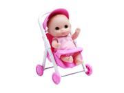 JC Toys 5 Inch Lil Cutesies Doll with Stroller