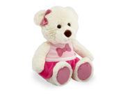 Toys R Us Plush 12 inch Dressed Bear Pink