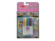 Melissa Doug On the Go Stained Glass Coloring Pad Fairy Tale