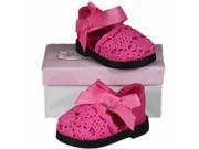 The Queen s Treasures Pink Lace Espadrille Shoes for 18 inch Dolls