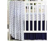 Oliver B Navy Doves 3 Piece Crib Bedding Set