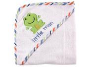 Luvable Friends Embroidered Hooded Towel Little Man