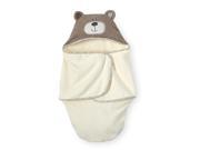 Koala Baby Neutral B is for Bear Tan Bath Swaddle