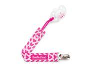 BooginHead PaciGrip Pacifier Holder Love Pink Hearts