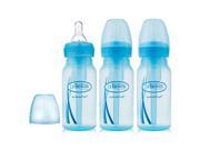 Dr. Brown s 4 Ounce 3 Pack Options Bottles Blue