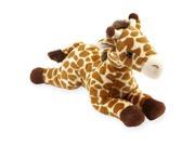 Toys R Us Animal Alley 12 inch Lying Giraffe Plush Brown Ivory