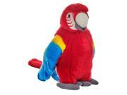 National Geographic Lelly Tropical Parrot Plush Red