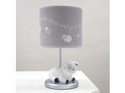 Lambs Ivy Signature Goodnight Sheep Gray White Sheep Lamp with Shade Bulb