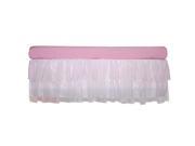Tadpoles Triple Layer Tulle Crib Skirt in Pink BDRBTL004 TADPOLES