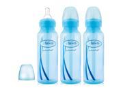 Dr. Brown s 8 Ounce 3 Pack Options Bottles Blue