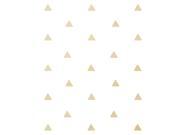 The Peanut Shell Safari Gold Triangle Reusable Wall Decals