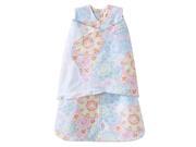 HALO SleepSack Girls Floral Fleece Multi Ikat Swaddle Small