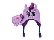 My Little Pony Heidi Hat Glove Set Purple