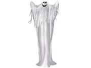 Outdoor Hanging Ghost Halloween Decoration with Gutter Clips 24 foot
