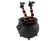 Motion Activated Kicking Talking Witch Legs Tabletop Halloween Decoration