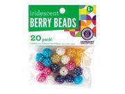 Horizon Group USA Iridescent Berry Beads Kit 20 Pack