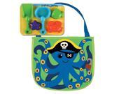 Stephen Joseph Beach Totes with Sand Toy Playset Octopus Pirate