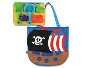 Stephen Joseph Beach Totes with Sand Toy Playset Pirate